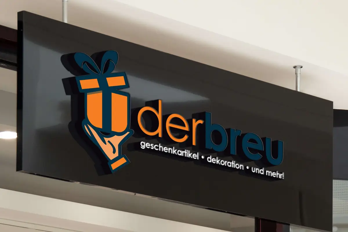 Der Breu Geschenkartikel Logodesign - modal